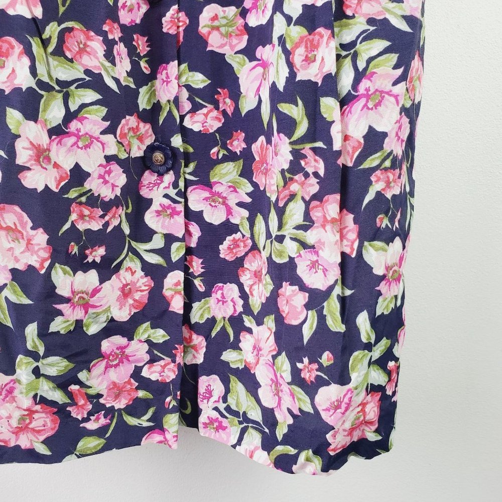 Vintage All that Jazz Floral Cottage Core Bodycon - Picture 4 of 13